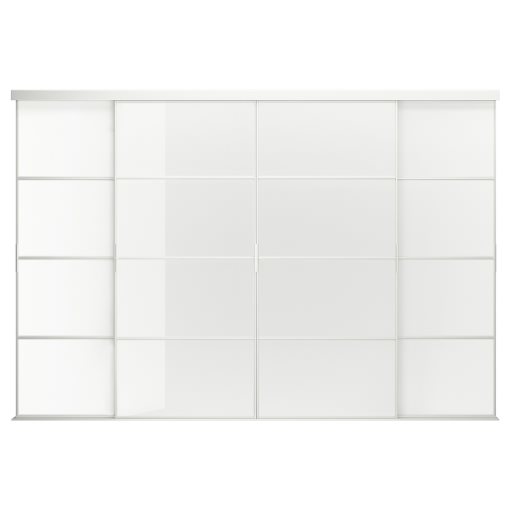 SKYTTA/FARVIK, sliding door combination, 351x240 cm, 694.779.19