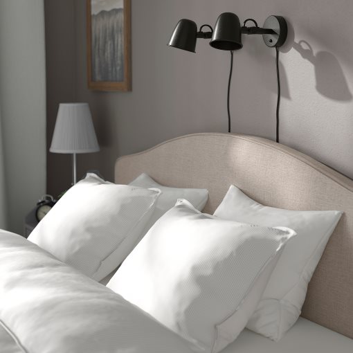 RAMNEFJALL, upholstered bed frame, 160x200 cm, 695.527.44