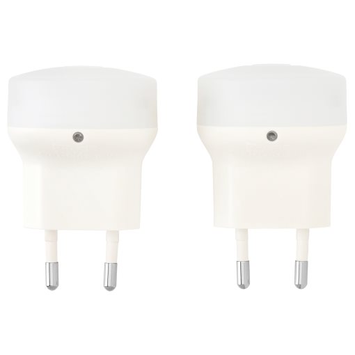 MÖRKRÄDD, LED nightlight with sensor, 2 pack, 703.498.60