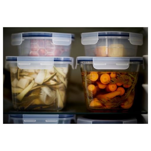 IKEA 365+, food container round/plastic, 450 ml, 703.591.42