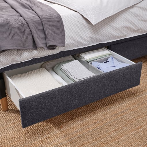 IDANÄS, upholstered storage bed, 180x200 cm, 704.471.82