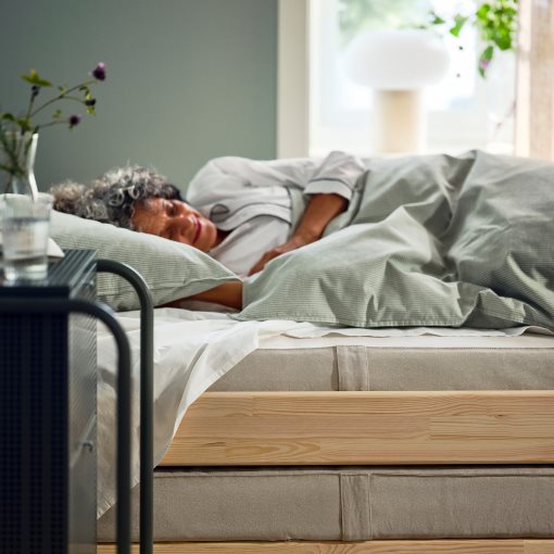 VANNAREID, pocket sprung mattress/extra firm, 80x200 cm, 704.867.29