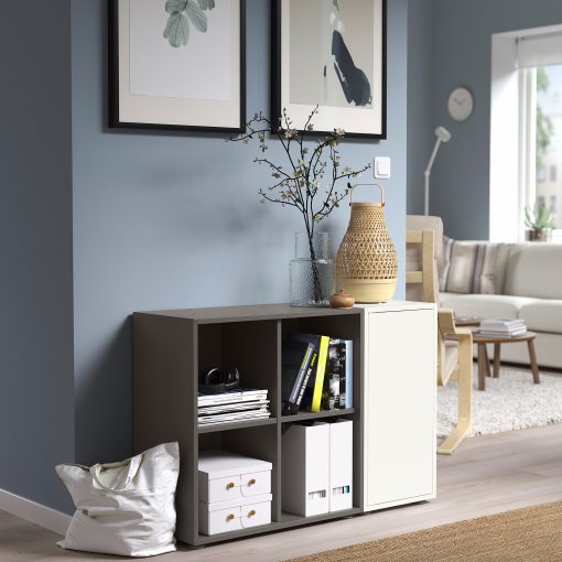 EKET, cabinet combination with feet, 791.908.70