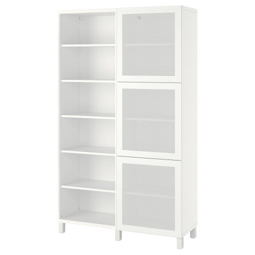 BESTÅ, σύνθεση αποθήκευσης με πόρτες, 120x42x202 cm, 794.216.96
