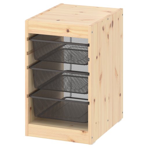 TROFAST, storage combination with boxes, 32x44x52 cm, 795.256.27