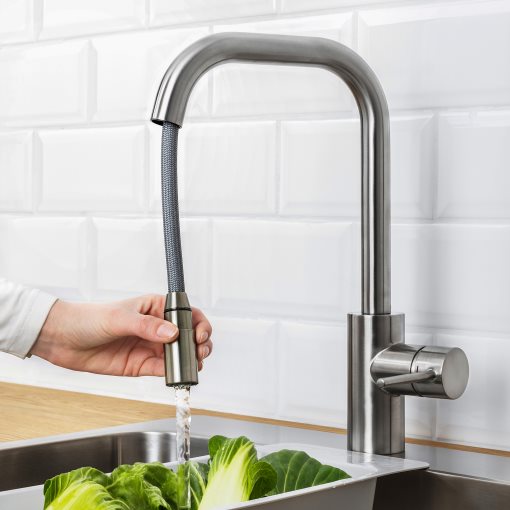 ÄLMAREN, kitchen mixer tap w pull-out spout, 803.416.46