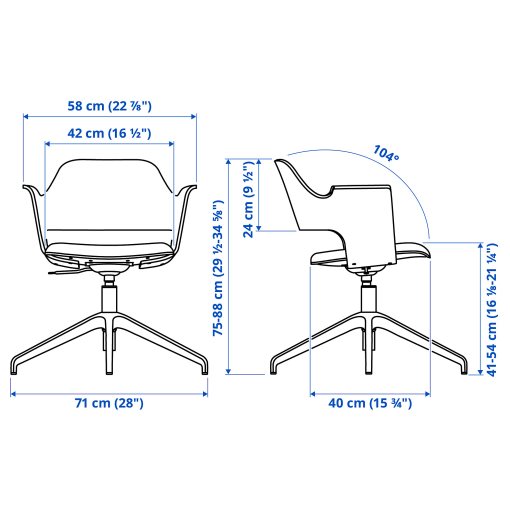 FJÄLLBERGET, conference chair, 803.964.22