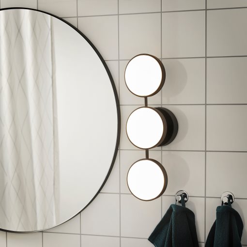 KABOMBA, wall lamp with built-in LED light source dimmable/matt, 47x14 cm, 804.852.82