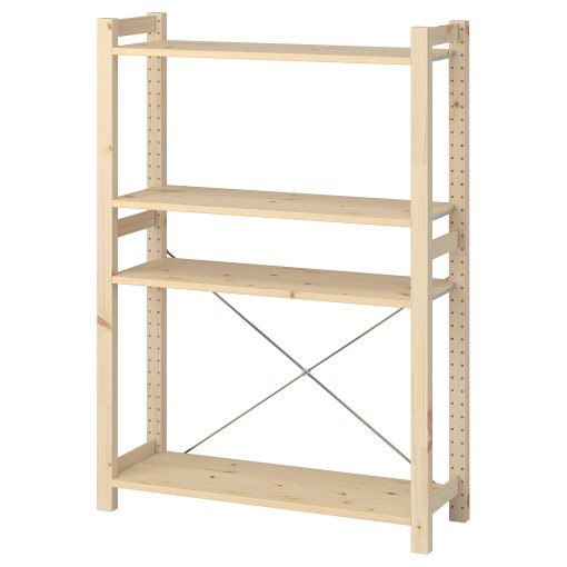 IVAR, shelving unit, pine, 893.097.22