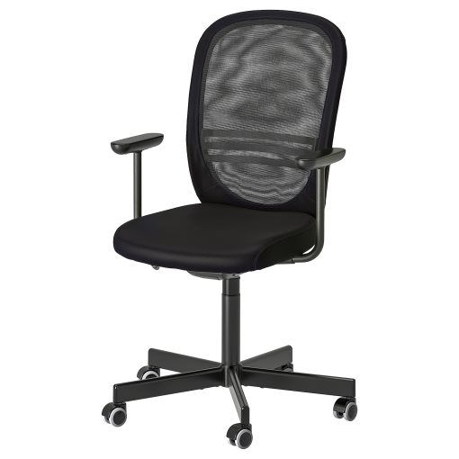 FLINTAN, office chair with armrests, 894.244.68