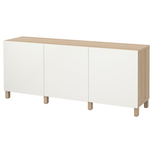 BESTÅ, storage combination with doors, 180x42x74 cm, 991.397.34