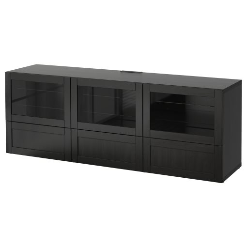 BESTÅ, TV bench with doors and drawers, 180x40x64 cm, 991.942.83
