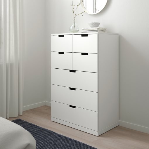 NORDLI, συρταριέρα με 7 συρτάρια, 80X122 cm, 992.395.02