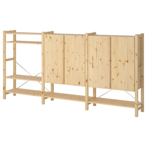 IVAR, 3 sections/shelves/cabinet, 992.483.80