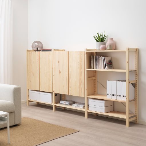 IVAR, 3 sections/shelves/cabinet, 992.483.80