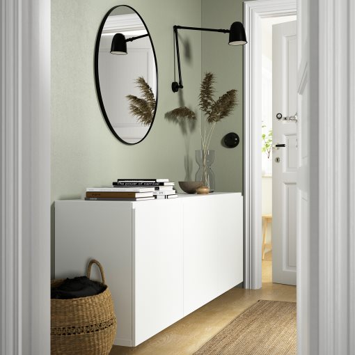 BESTÅ, wall-mounted cabinet combination, 180x42x64 cm, 994.218.03