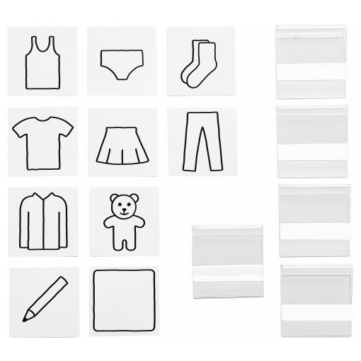 HÄNGIG, label holder, 5 pack, 004.513.23
