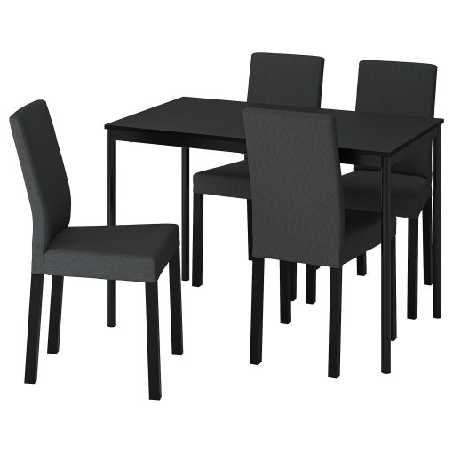 SANDSBERG/KATTIL, table and 4 chairs, 110 cm, 094.288.75