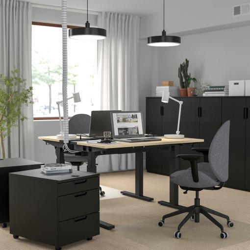 MITTZON, desk sit/stand/electric, 120x80 cm, 095.277.24