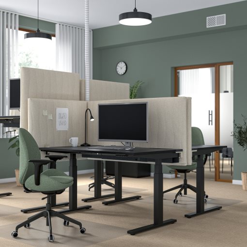 MITTZON, desk sit/stand/electric, 140x60 cm, 095.282.57