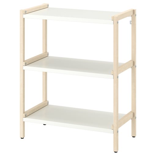 EKENABBEN, open shelving unit/ aspen, 70x34x86 cm, 104.878.16
