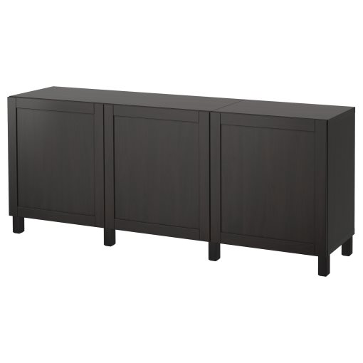 BESTÅ, storage combination with doors, 180x42x74 cm, 291.397.37