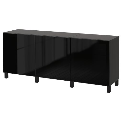 BESTÅ, storage combination with doors, 180x42x74 cm, 291.399.16