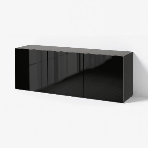 BESTÅ, σύνθεση αποθήκευσης με πόρτες, 180x42x65 cm, 293.249.85