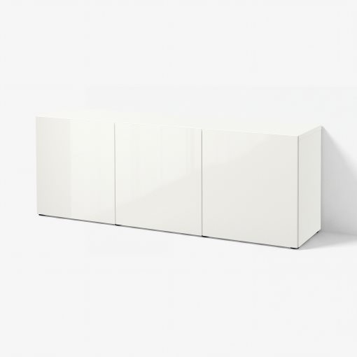 BESTÅ, σύνθεση αποθήκευσης με πόρτες, 180x42x65 cm, 293.249.90