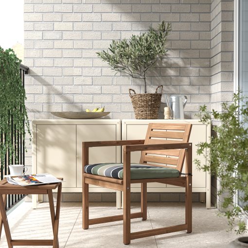 NÄMMARÖ, chair with armrests, outdoor, 295.350.68