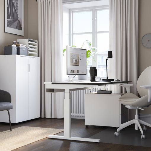 MITTZON, desk sit/stand/electric, 160x80 cm, 395.302.30