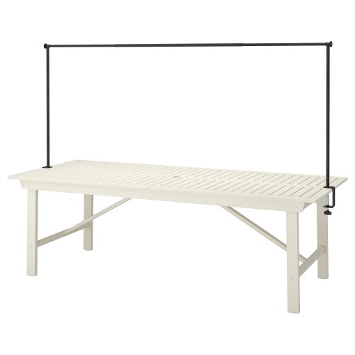 BONDHOLMEN/HELGEO, table with decorating rod/outdoor, 235 cm, 395.453.35