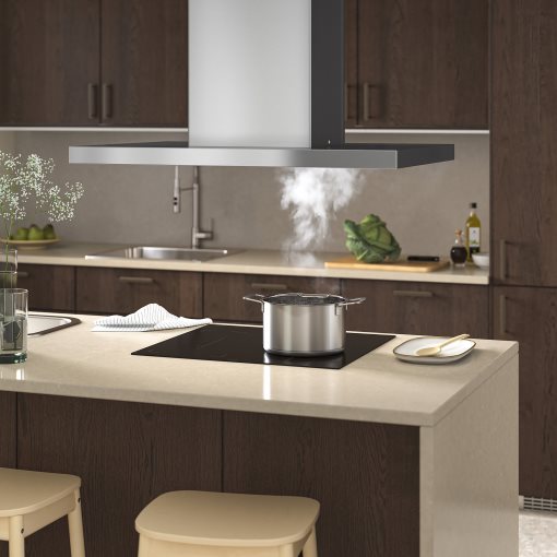 SVÄVANDE, ceiling-mounted extractor hood, 90 cm, 403.890.89