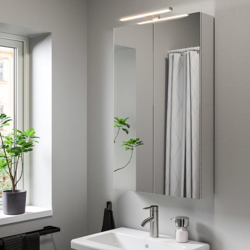 VÅTHULT, cab/mirror light with built-in LED light source, 404.675.48