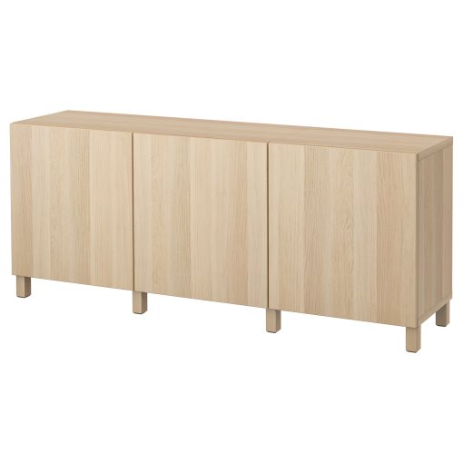 BESTÅ, storage combination with doors, 180x42x74 cm, 491.397.22