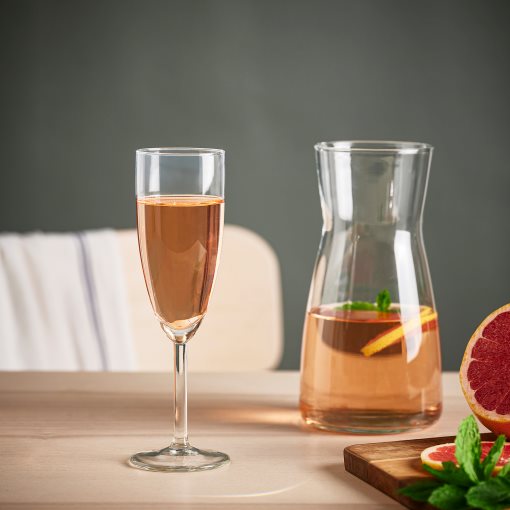 SVALKA, champagne glass, 6 pack, 500.151.22