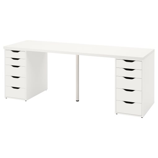 LAGKAPTEN/ALEX, desk, 200x60 cm, 594.176.19