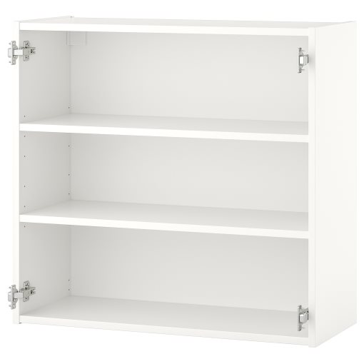 ENHET, wall cabinet with 2 shelves, 80x30x75 cm, 604.404.16