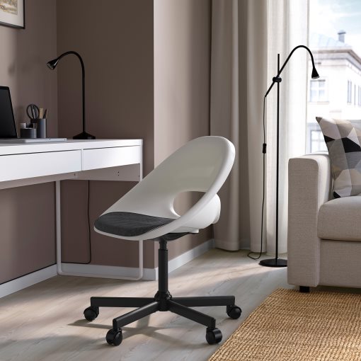LOBERGET/MALSKAR, swivel chair with pad, 693.319.36