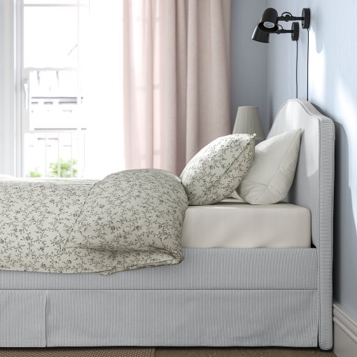 RAMNEFJALL, upholstered bed frame, 140x200 cm, 695.602.30