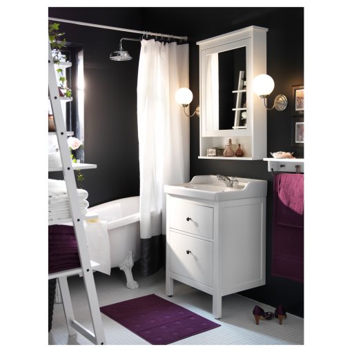 HEMNES, Ντουλάπι με καθρέφτη με 1 πόρτα, 702.176.71