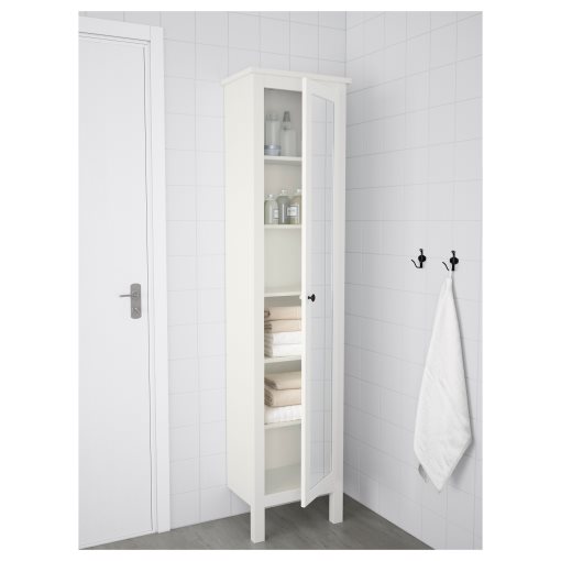 HEMNES, ψηλό ντουλάπι με πόρτα καθρέφτη, 702.176.85