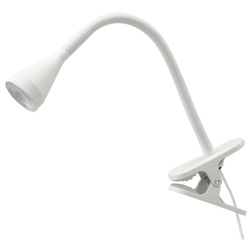 NÄVLINGE, clamp spotlight with built-in LED light source, 704.498.88