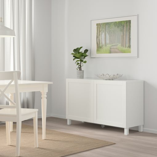 BESTÅ, storage combination with doors, 120x42x74 cm, 792.821.86