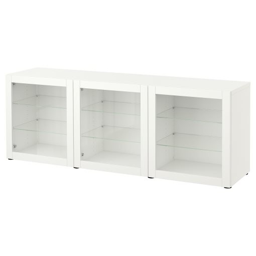 BESTÅ, σύνθεση αποθήκευσης με πόρτες, 180x42x65 cm, 793.250.39