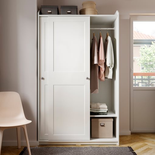 HAUGA, wardrobe combination, 258X55X199 cm, 793.881.64