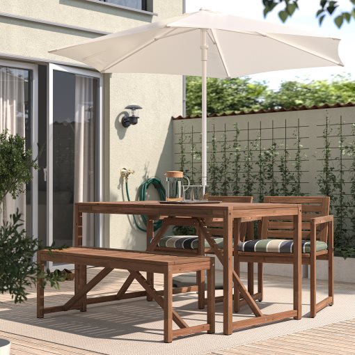 NÄMMARÖ, table/2 chairs/bench, outdoor, 795.445.36