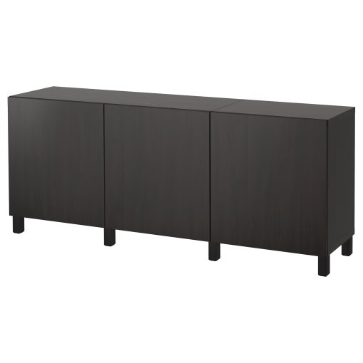 BESTÅ, storage combination with doors, 180x42x74 cm, 891.394.90