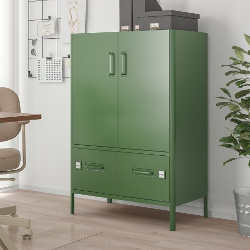 IDÅSEN, cabinet with doors and drawers, 80x47x119 cm, 904.963.98