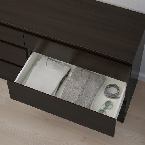 KULLEN, συρταριέρα με 6 συρτάρια, 140x72 cm, 003.092.35